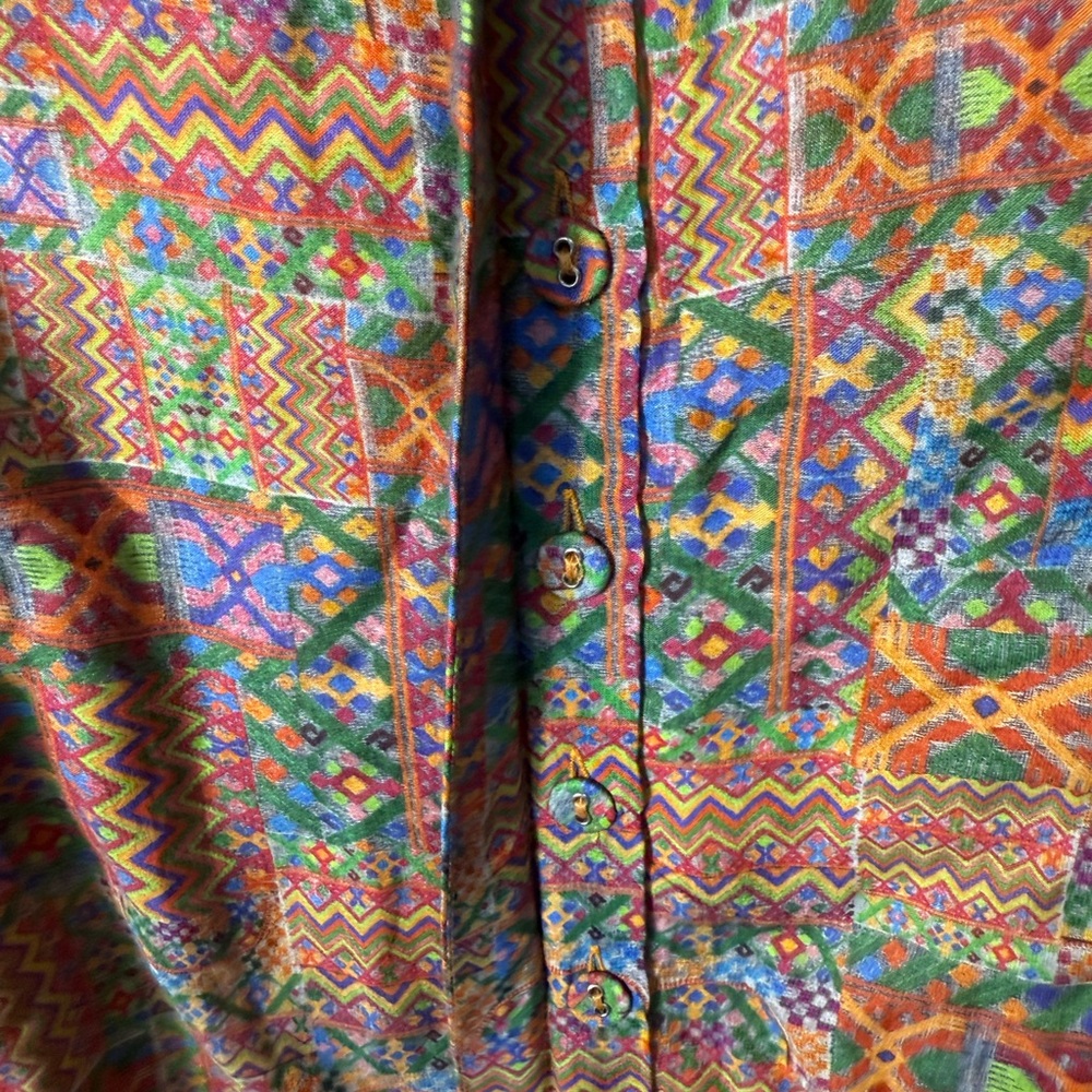 Women's Multicolor Patterned Maxi Skirt - Picture 9 of 13
